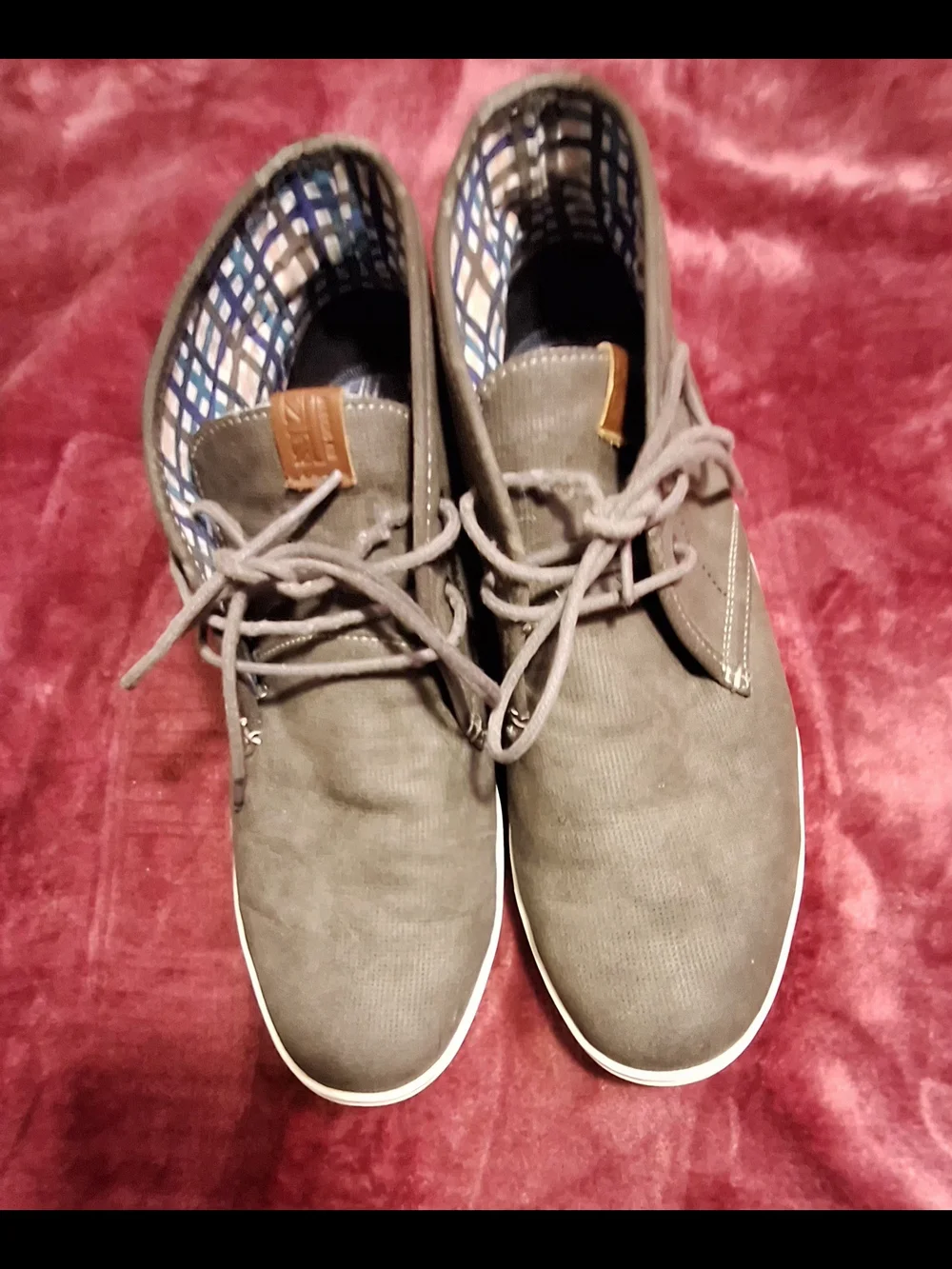 Ben Sherman Men's Grey Casual Lace-Up Shoes